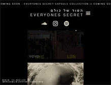 Tablet Screenshot of everyones-secret.com